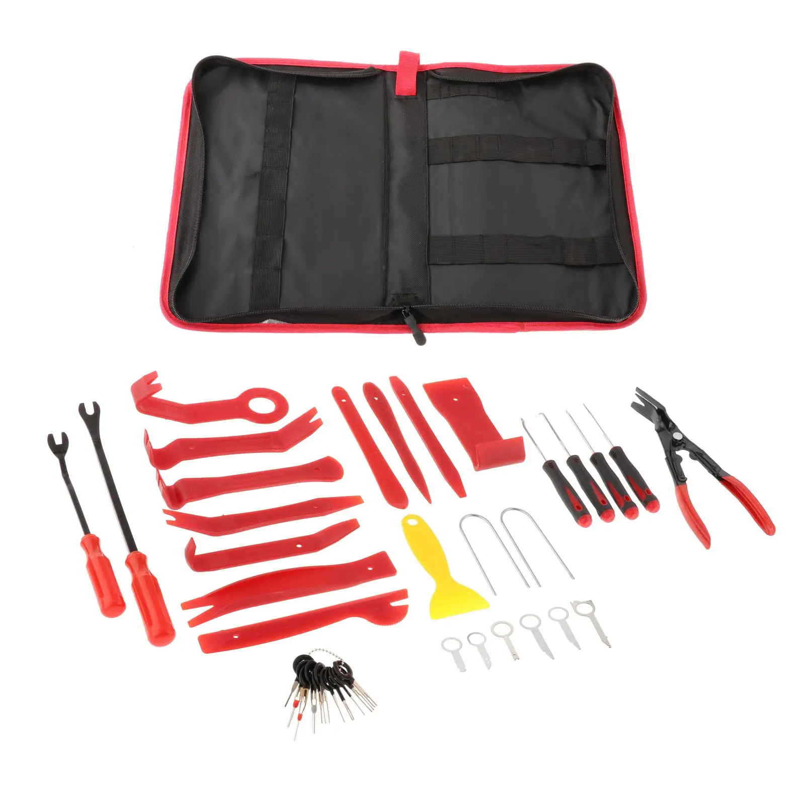 

38 Pieces Portable Car Upholstery Trim and Molding Removal Tool Kit, Universal
