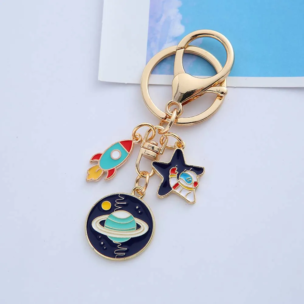 Брелок-подвеска Женский в виде Луны космонавты и ракеты мобильный телефон сумка