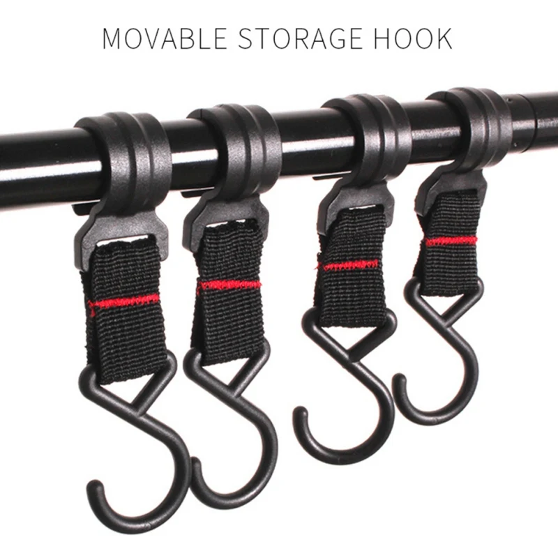 

5 Pcs/bag Universal Handy Durable Holder Hanger Hooks Outdoor Camping Awning Tent Clips Clasp Towels Cups Hanging Hooks