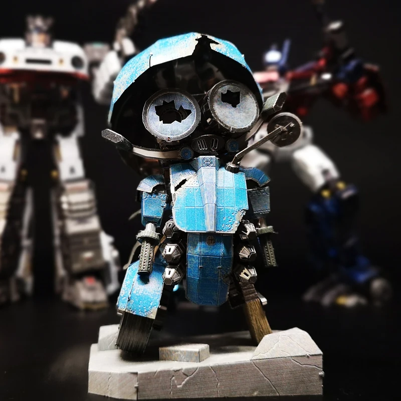 MU 3D металлическая головоломка Sqweeks последний Рыцарь Модель наборы YM-N054 DIY 3D лазерная резка сборка головоломки игрушки Автоботы