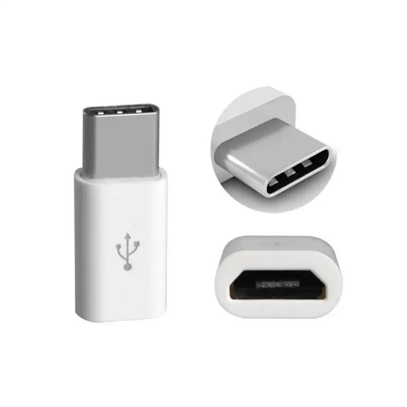 5 PCS New Micro USB Female To Type C Male Adapter Converter Micro-B To USB-C Connector Charging Adapter Phone Accessories Tools