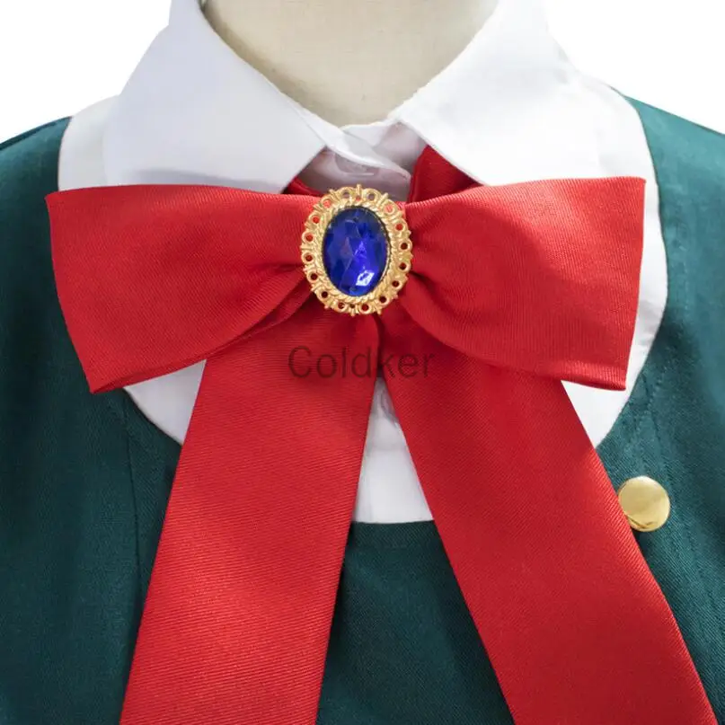 Аниме данганронпа 2 Косплей сония неразумная cos Модное Новое зеленое платье