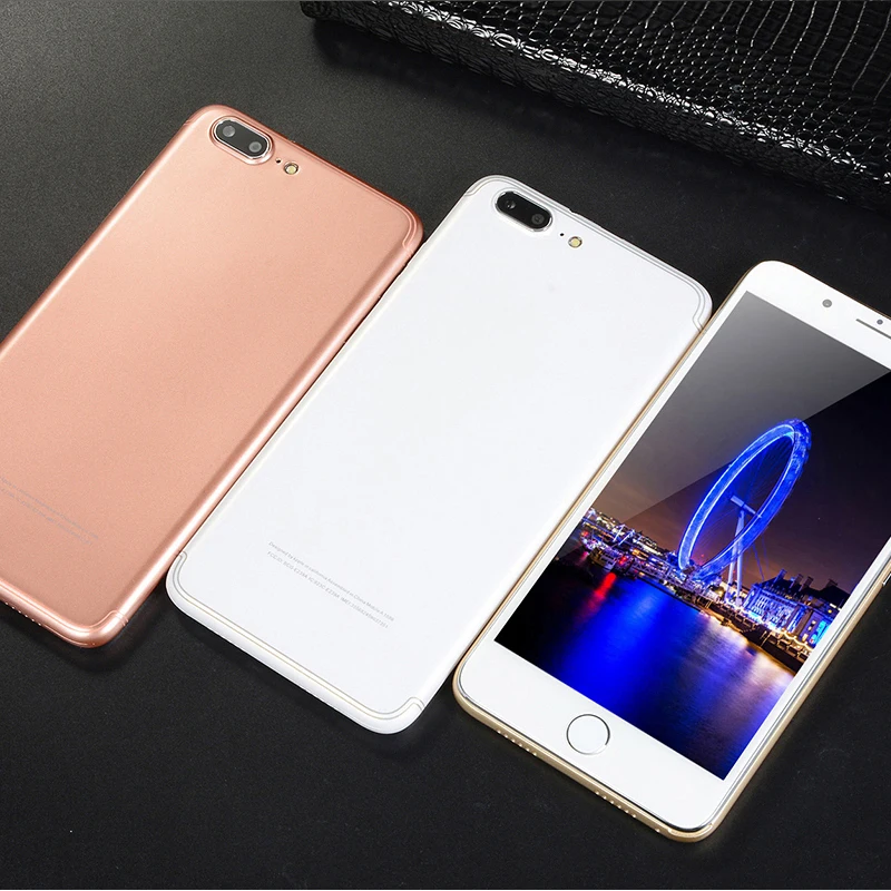 Global language 7Plus 5," дюймовый Android OS смартфон Face ID Смарт мобильный сотовый телефон Google Play магазин бесплатно 3,5 мм наушники подарок