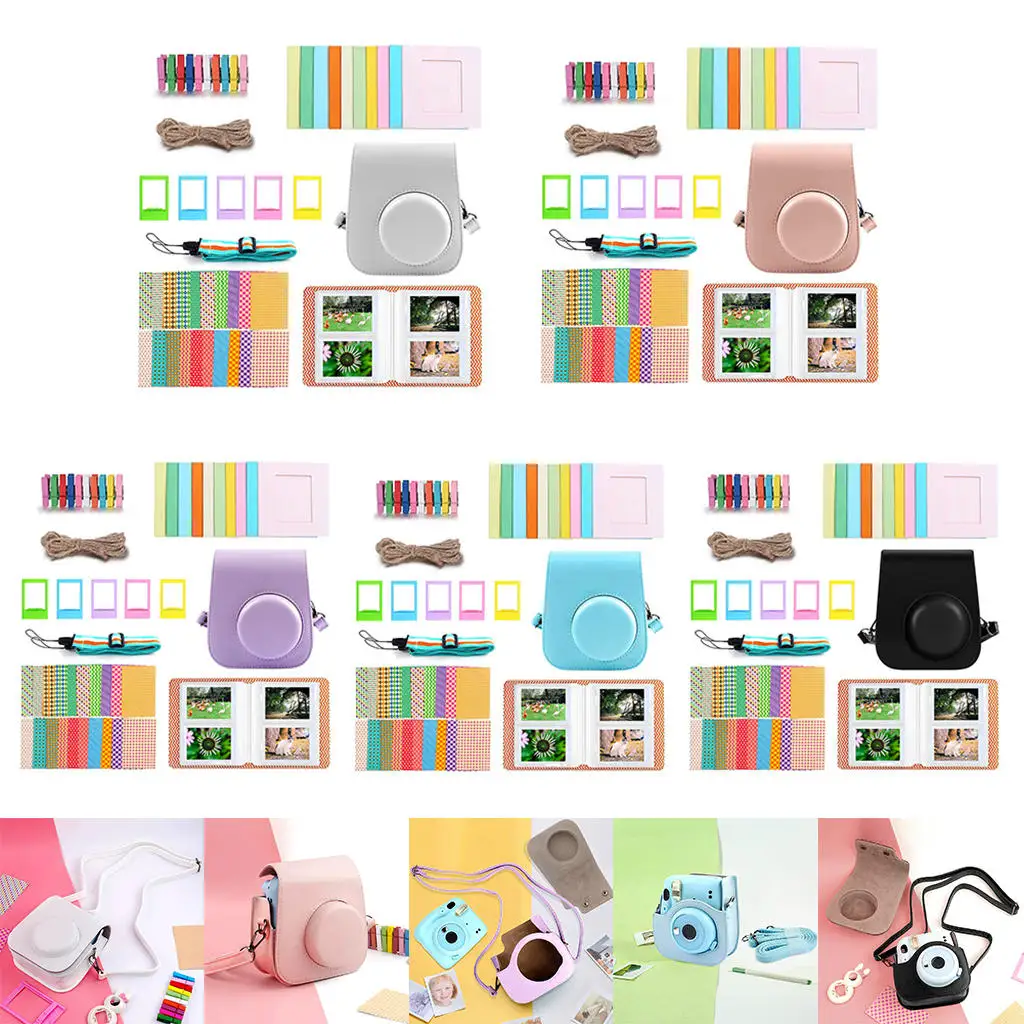 Комплект аксессуаров для камеры 7 в 1 защитный чехол фотоальбома кожаная сумка