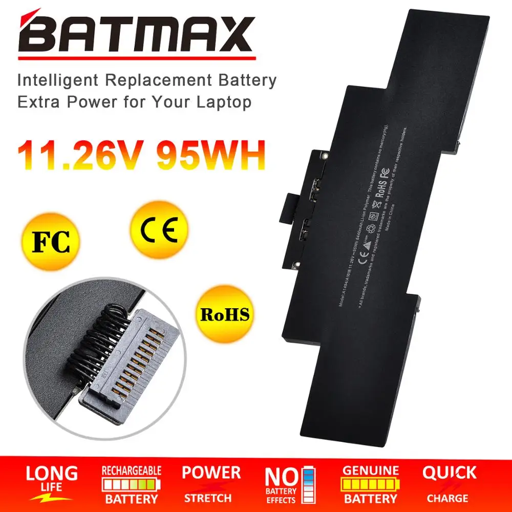 Batmax A1494 Laptop Battery For Apple Macbook Pro 15&quot A1398 Retina Late 2013 Mid 2014 ME293 ME294
