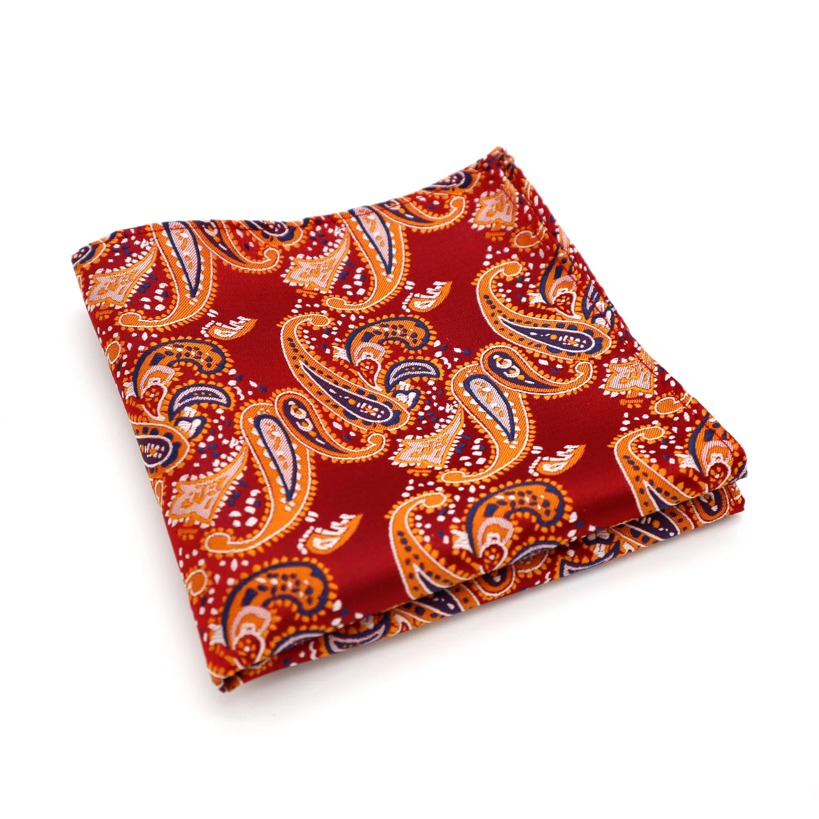 F034 PAISLEY 21-40 новые мужские шелковые платки Цветочные Пейсли карманные квадраты для костюмов пиджаки Свадебные вечерние деловые от 20 узоров - Цвет: F034 PAISLEY