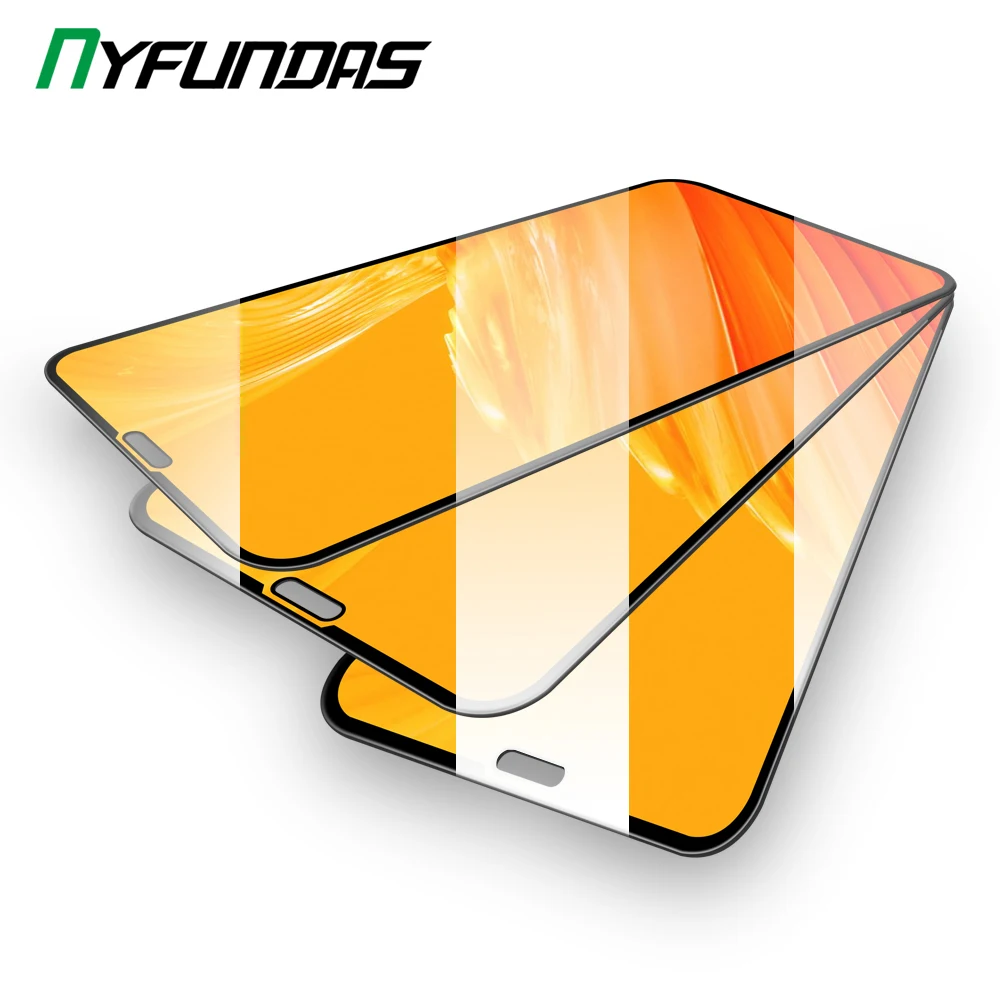 3PCS Full Cover Protective Glass Screen Protector For iPhone X XS Max XR 7 Plus 8 6 6S Tempered Glass Protection ScreenProtector