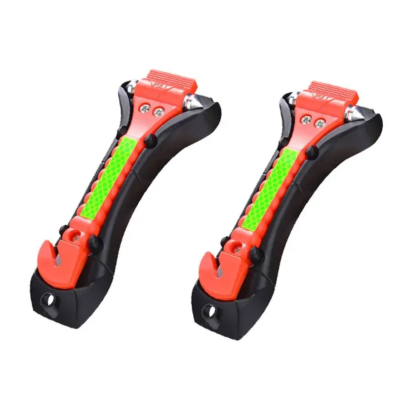

Sterose 2 Pack Car Safety Hammer Emergency Escape Tool with Car Window Breaker
