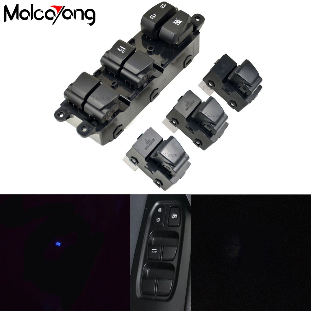 

Electric Control Power Master Window Lifter Switch Button For Hyundai IX25 Creta 2014 2015 2016-2019 93570-C92004X 93580-C9000