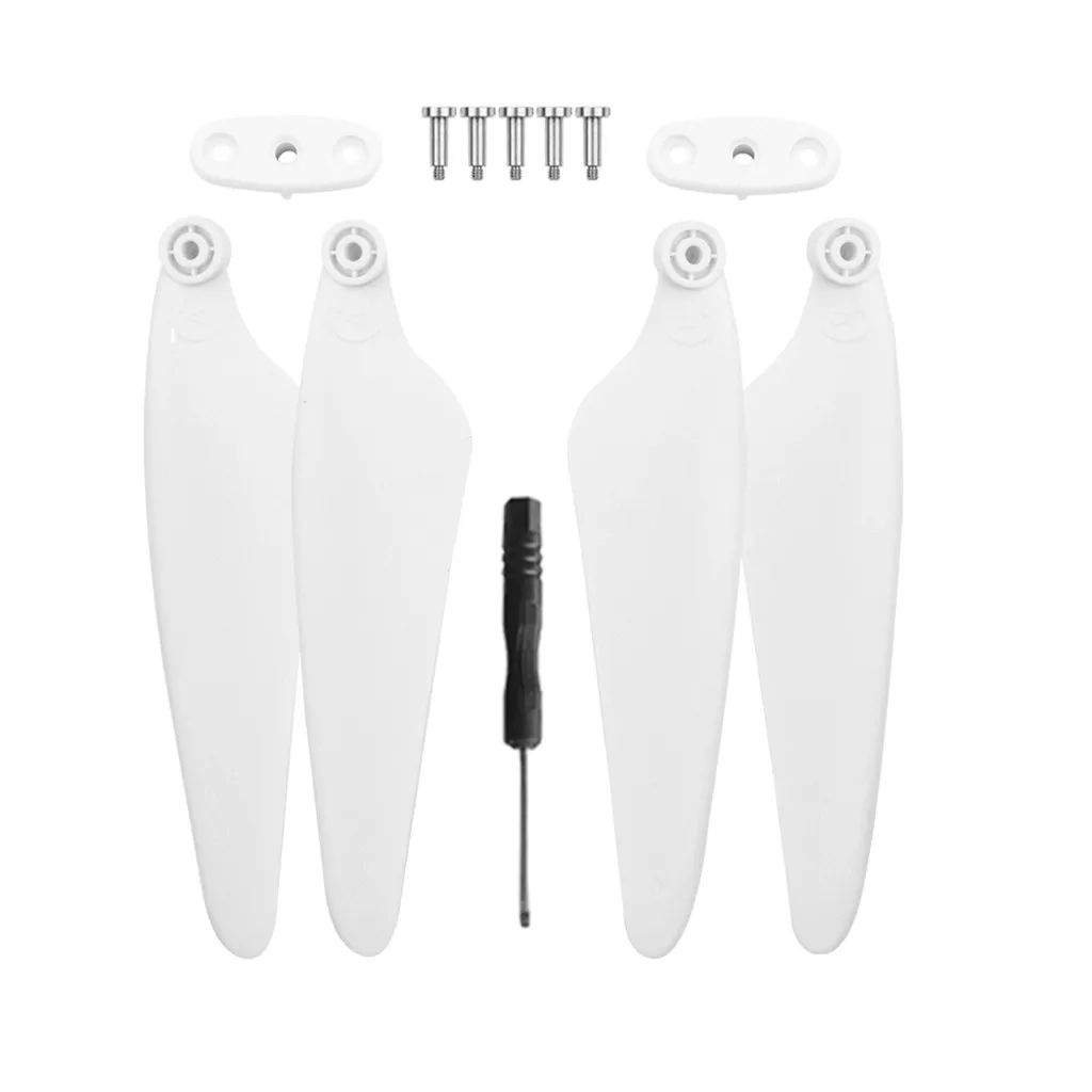 1 пара пропеллеров + зажим пропеллера Запасные детали для квадрокоптера Hubsan H117S