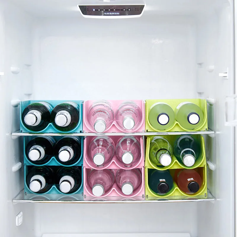 Отдельно стоящая пластиковая стойка для бутылок с водой винный стеллаж хранения