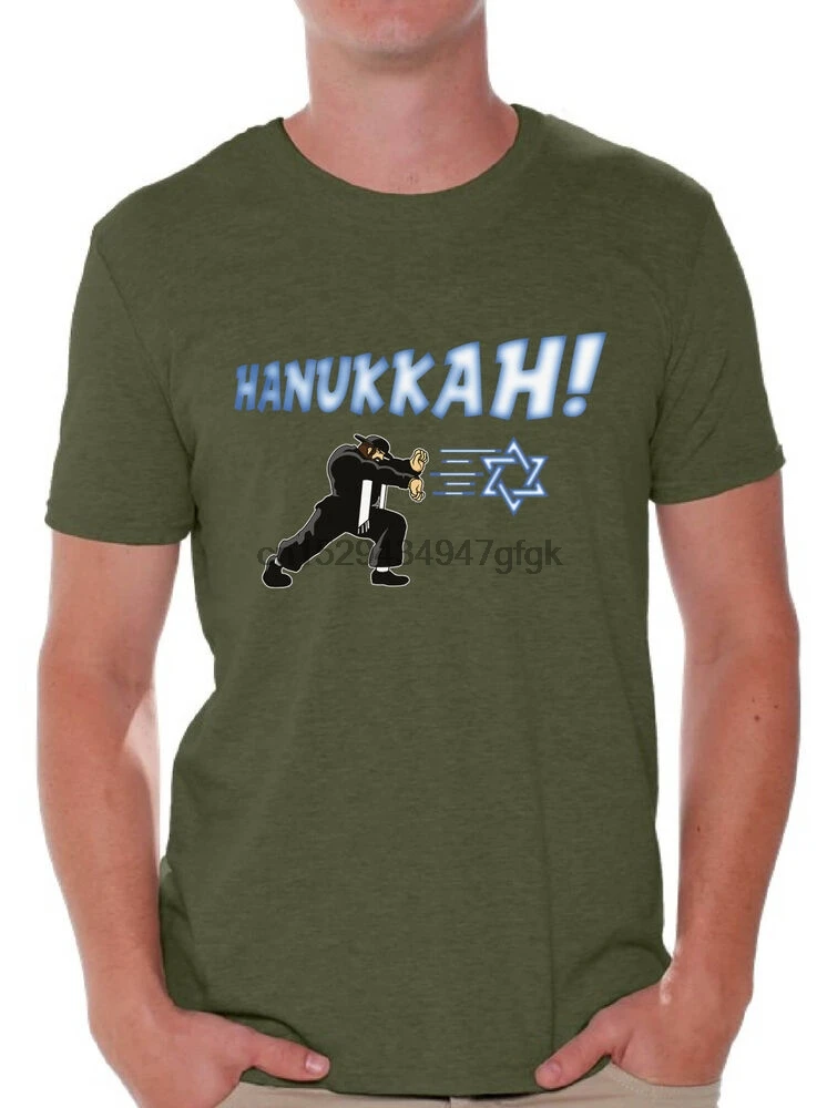 Футболка для Хануки футболка мужчин вечевечерние Chanukah него | Мужская одежда