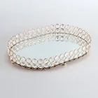 1 шт. Свадебный десерт хрустальный поднос косметика для хранения закусок тарелка держатель конфет для дома отеля вечевечерние настольное украшение