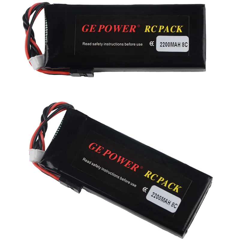 Аккумулятор GE Power RC Lipo 11 1 В 2200 мА · ч 8C 3S 3PK для передатчика Flysky FS GT3B GT2 T6EHP-E 6EX E-SKY |
