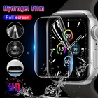 Гидрогелевая пленка для Apple Watch Series 7 6 SE 5 4 44 мм 40 мм 45 мм, полное покрытие, Защита экрана для Iwatch 3 2 1 42 мм 38 мм