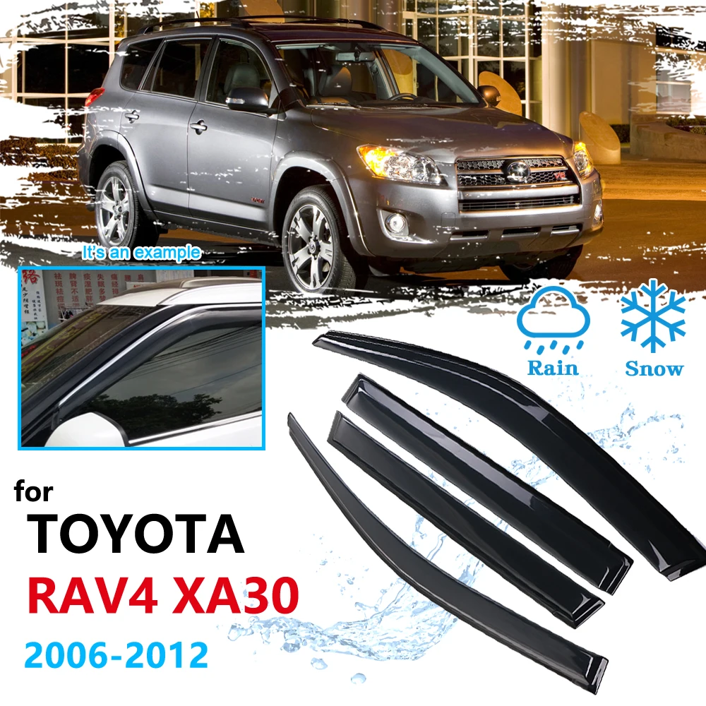 Окна автомобиля аксессуары для Toyota RAV4 XA30 2006 ~ 2012 защиту от дождя Дефлектор козырек