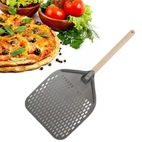hard anodized aluminum pizza peel with removable handle paddle with baking shovel screwdriver customized pan pastry match