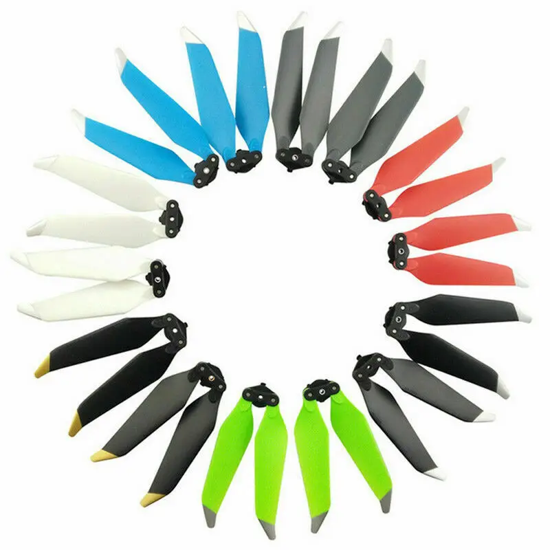 

Black/gold/Red/Yellow/Green/White/Blue 2 Pairs Low-Noise Quick-Release Color Propellers 8331F For DJI Mavic PRO Platinum Drone