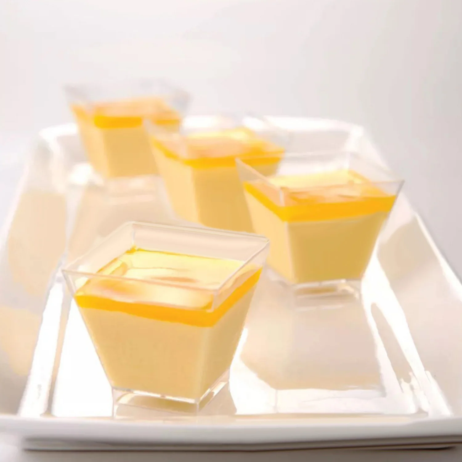 Behogar 50 шт в наборе 2oz одноразвый мини десертные чашки прозрачный Пластик чаша для