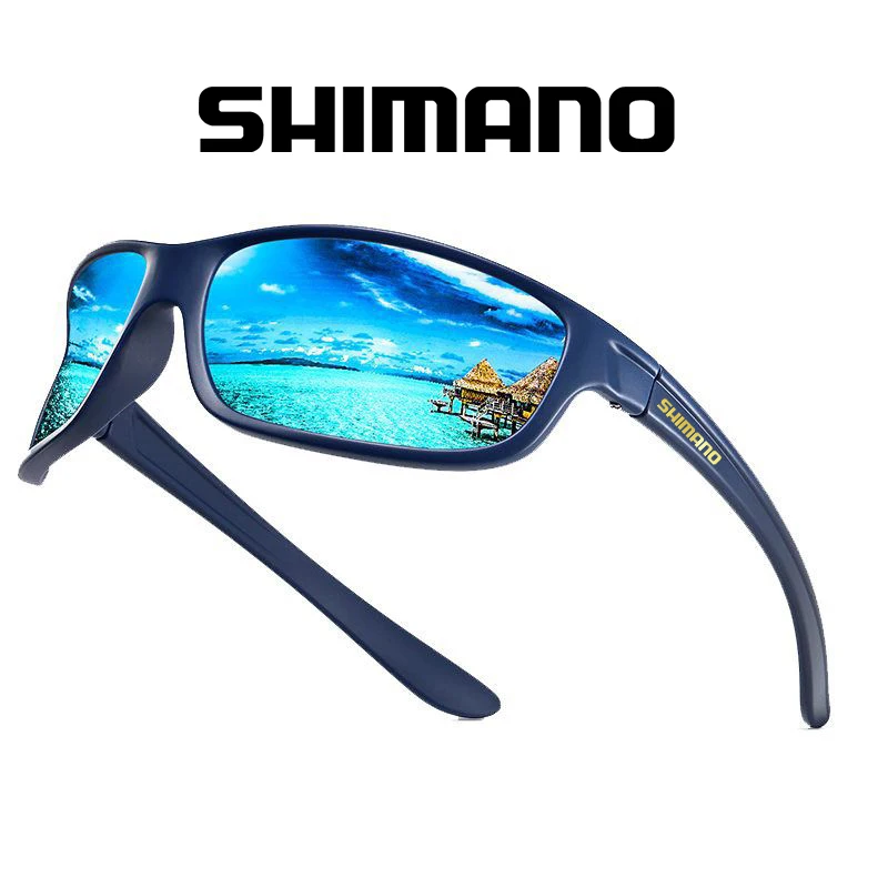 

2021 Shimano Polarized Sunglasses Sports Men Fishing Driving Sunglasses UV400 Lightweight Safety Goggles Male Fishing Glasses