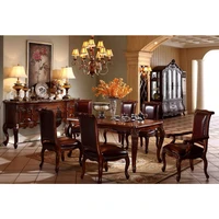 high end classic royal dining table and chairs wood furniture klassische royal esstisch und st%c3%bchle gh158