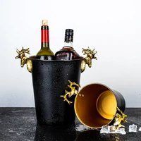 stainless steel ice bucket bar party wine whiskey beer freeze cooler nordic home decoration kitchen tools champagne ice bucket