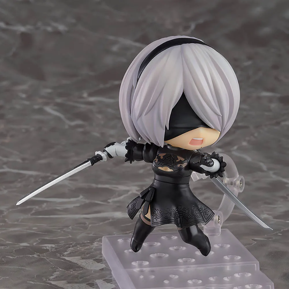 Оригинальная фигурка Nendoroid 1475 Nier:automata 2B ГСК Коллекционная модель аниме куклы