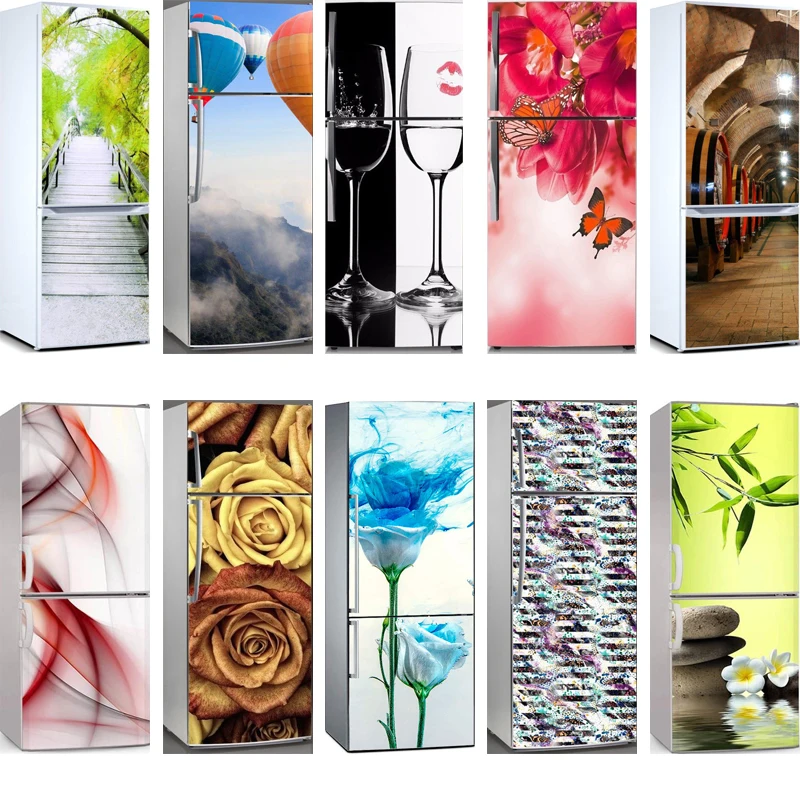 Самоклеящаяся детская 3d-дверь холодильника для посудомоечной машины | Дом и сад
