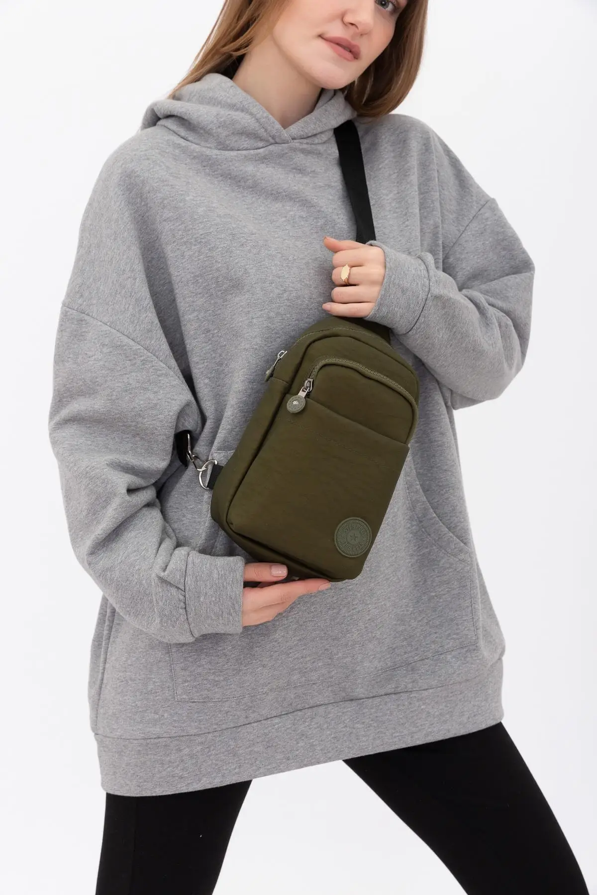 barato Bolsa Feminina Crossbody Caqui à Prova Dwaterproof água Moda Qualidade Produto Bodybag Mochilas Kit Gota Cutemini Carteira Chave Saco Do Esporte