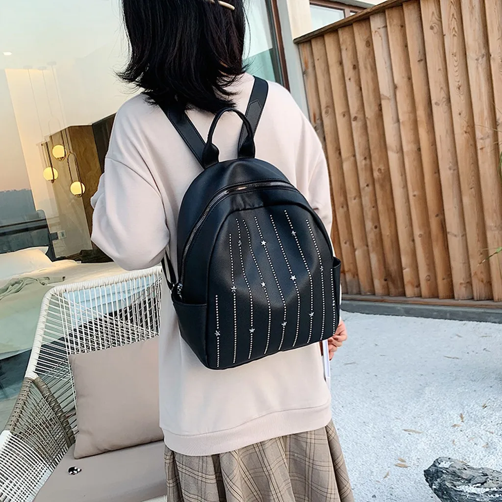 Хит продаж женские рюкзаки новинка 2019 модные уличные простые Ретро стиль на