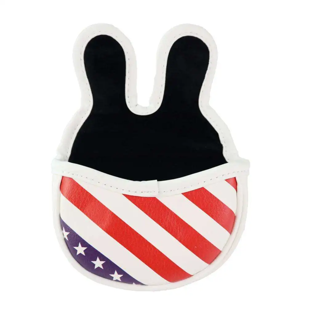 

Professional Mallet Golf Putter Cover Headcover - American Pattern