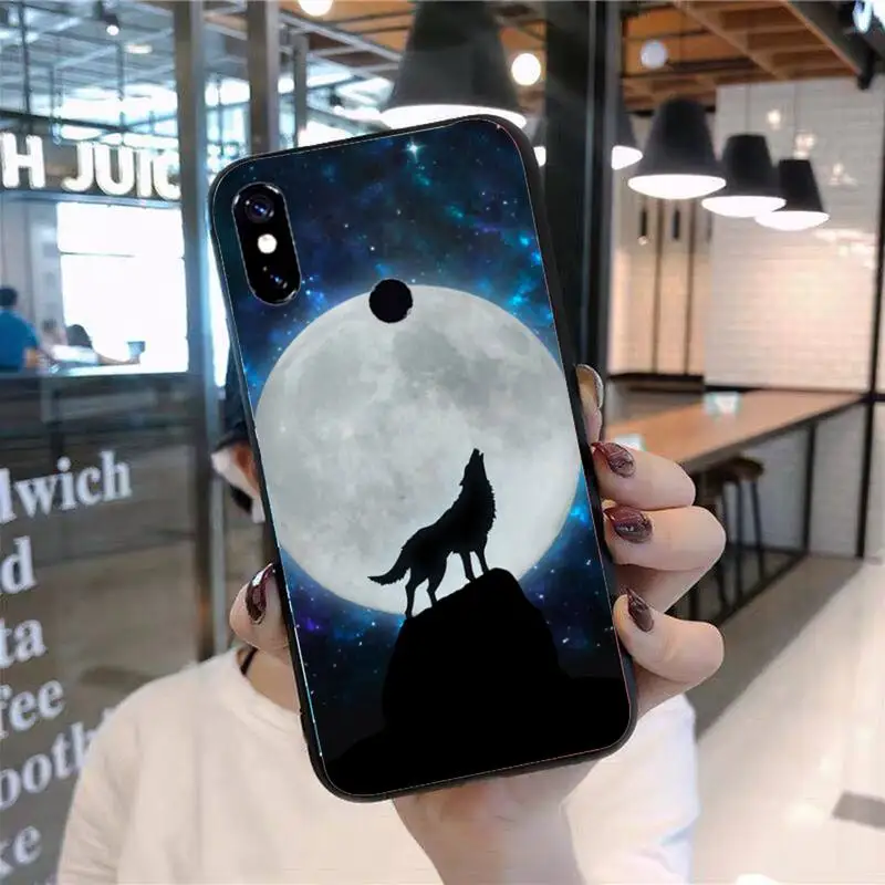 

Cute Snow Wolf Phone Case For Xiaomi Redmi 7 8 9t 9se k20 mi8 max3 lite 9 note 9s 10 pro