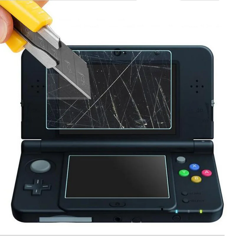 Защитная пленка из закаленного стекла для Nintendo 3DS прозрачная защитная с полным