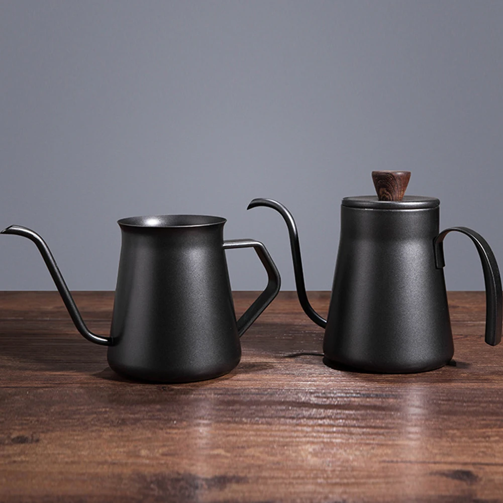 400 мл винтажный мини из нержавеющей стали тефлоновый кофе капельница чайник