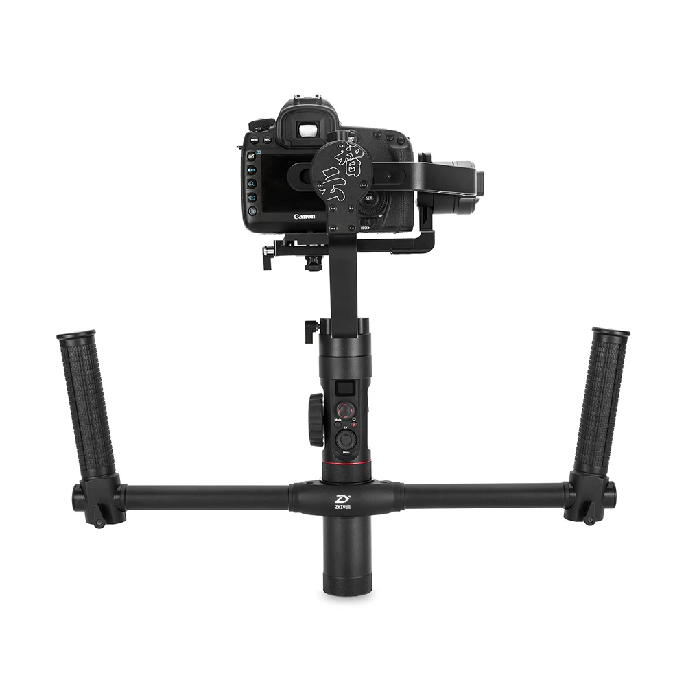 ZHIYUN Official Dual Handheld Extended Handle Accessories with 1/4 Screw Hole Grips Handbar Mount for Crane 2 Gimbal Stabilizer