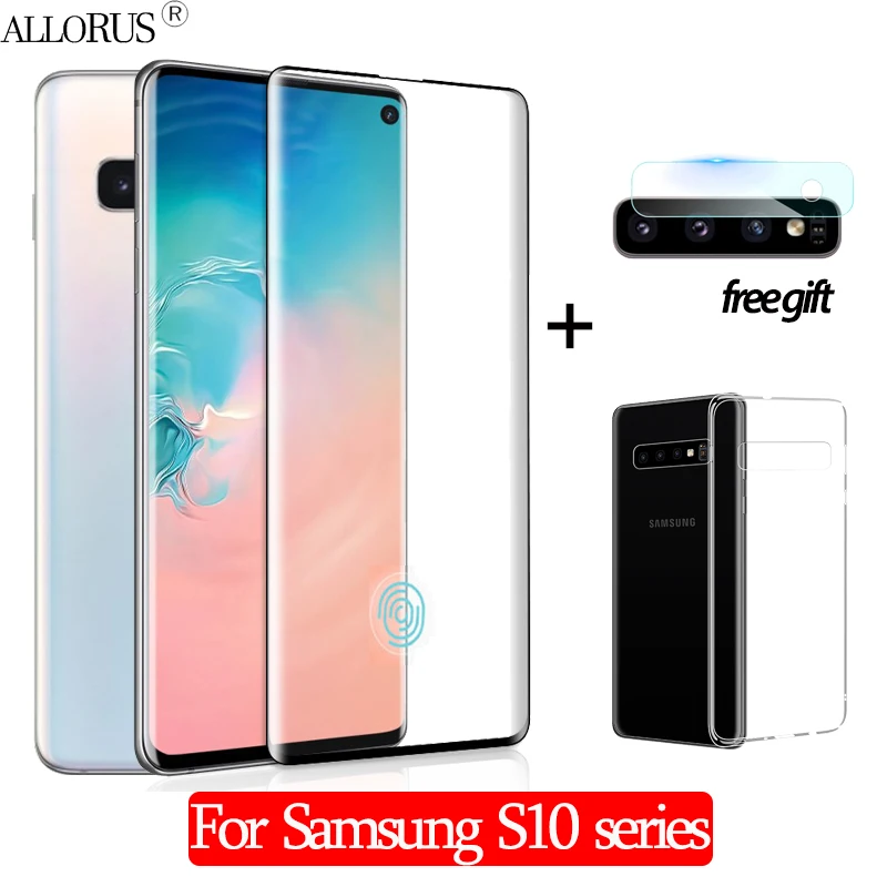 3-in-1 Case+ Camera Tempered Glass For Samsung S10-e S10 Plus Screen Protector For Samusng A50 Protective Glass For Samsung S10