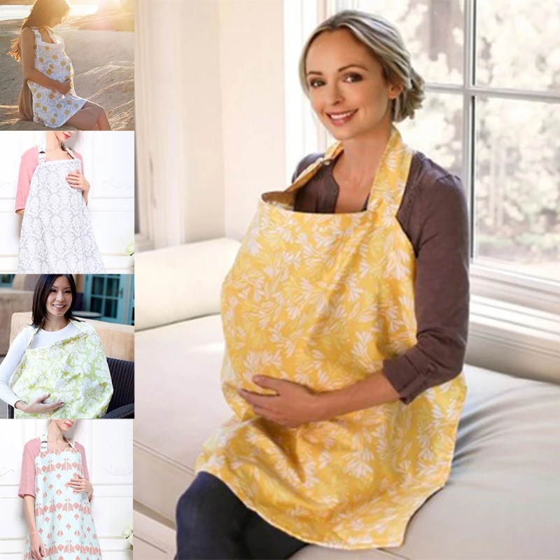 

Mother Breastfeeding Shawl Anti Glare Breast Feeding Baby Nursing Cover Breathable Soft Cotton Car Seat Stroller Blanket