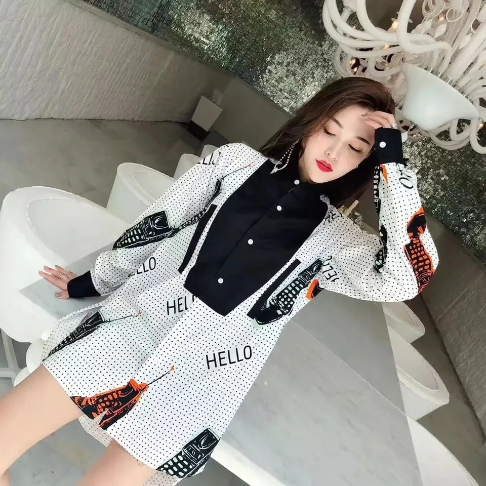 Женская рубашка с длинным рукавом LIVIVIO повседневная модная Новинка|Рубашки| |