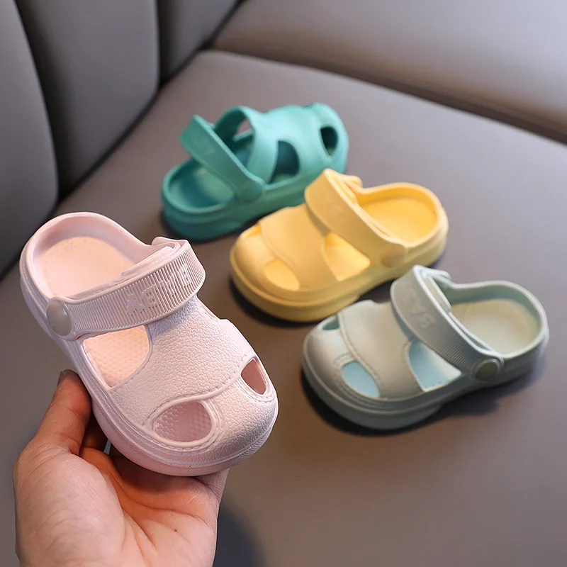 Summer New Baby Hole Shoes Children Nice Non -slip Soft Floor Old Boys Girl Beach Sandals 1 -3 Years boy sandals fashion