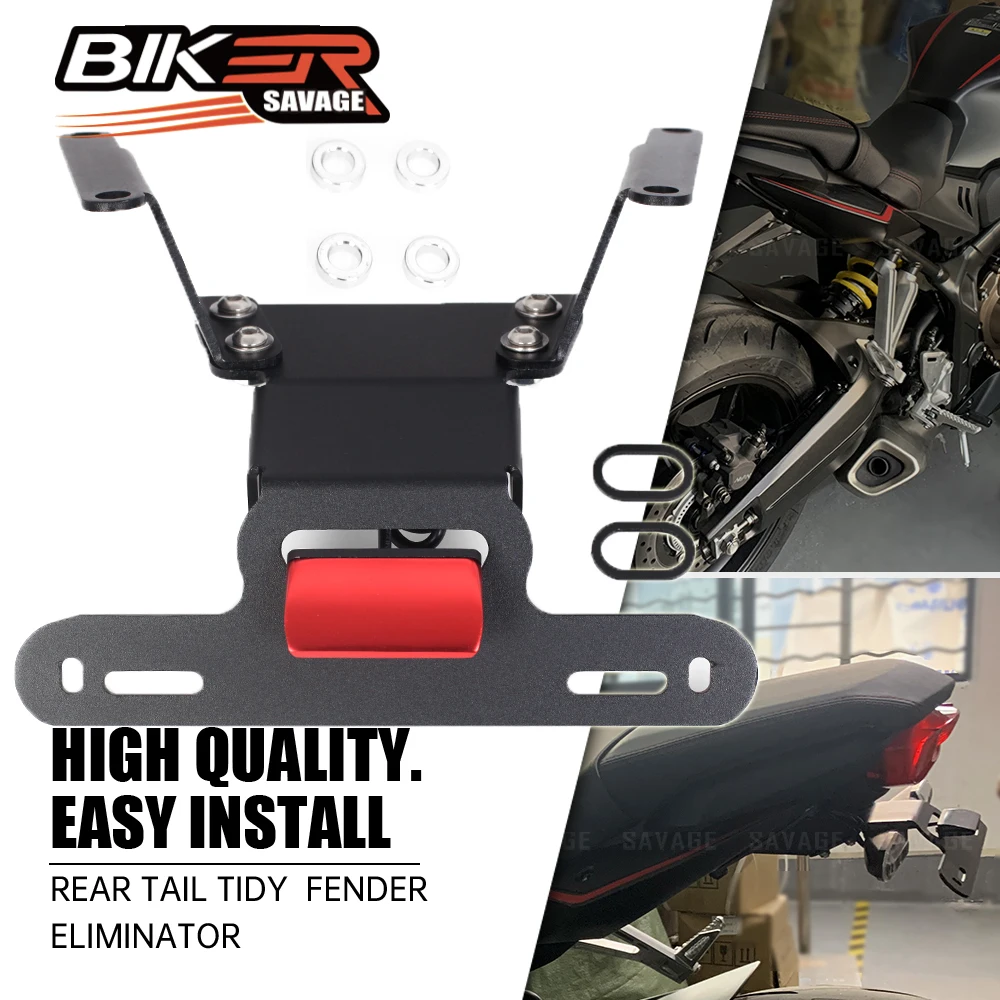 

Rear Fender Eliminator License Plate Holder Part For HONDA CBR 650 R CB650R 2019-2020 Motorcylce Tail Tidy Mud Guard Accessories