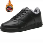 Мужские повседневные брендовые кожаные туфли, модные зимние и осенние кроссовки Superstar, дизайнерские снежные кроссовки, мужская обувь на плоской подошве