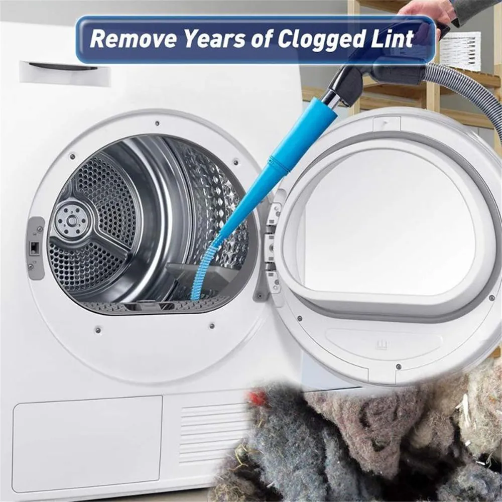 Dryer Lint Vacuum Hoses 1M Dust Removal Extension Tube for Cleaner Robot Home Office Cleaning Tool 30FP17 | Дом и сад