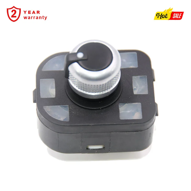 Хромированные боковые зеркала заднего вида Управление переключатель ручка для