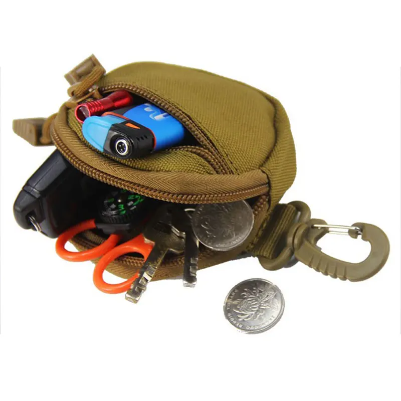 

Tactical Functional Bag Practical Purse Outdoor Key Earphone Pouches Coin Purse