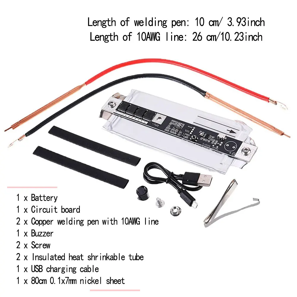 

3.7-4.2V portable Portable Spot Welder Handheld DIY Spot Welding Tool Mini Size Lithium Battery Spot Welding Machine