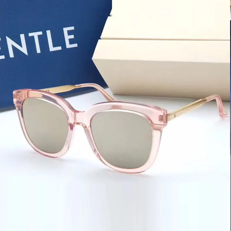 Модный корейский фирменный дизайн джинсовая GENTEL Absente солнечные очки для вождения