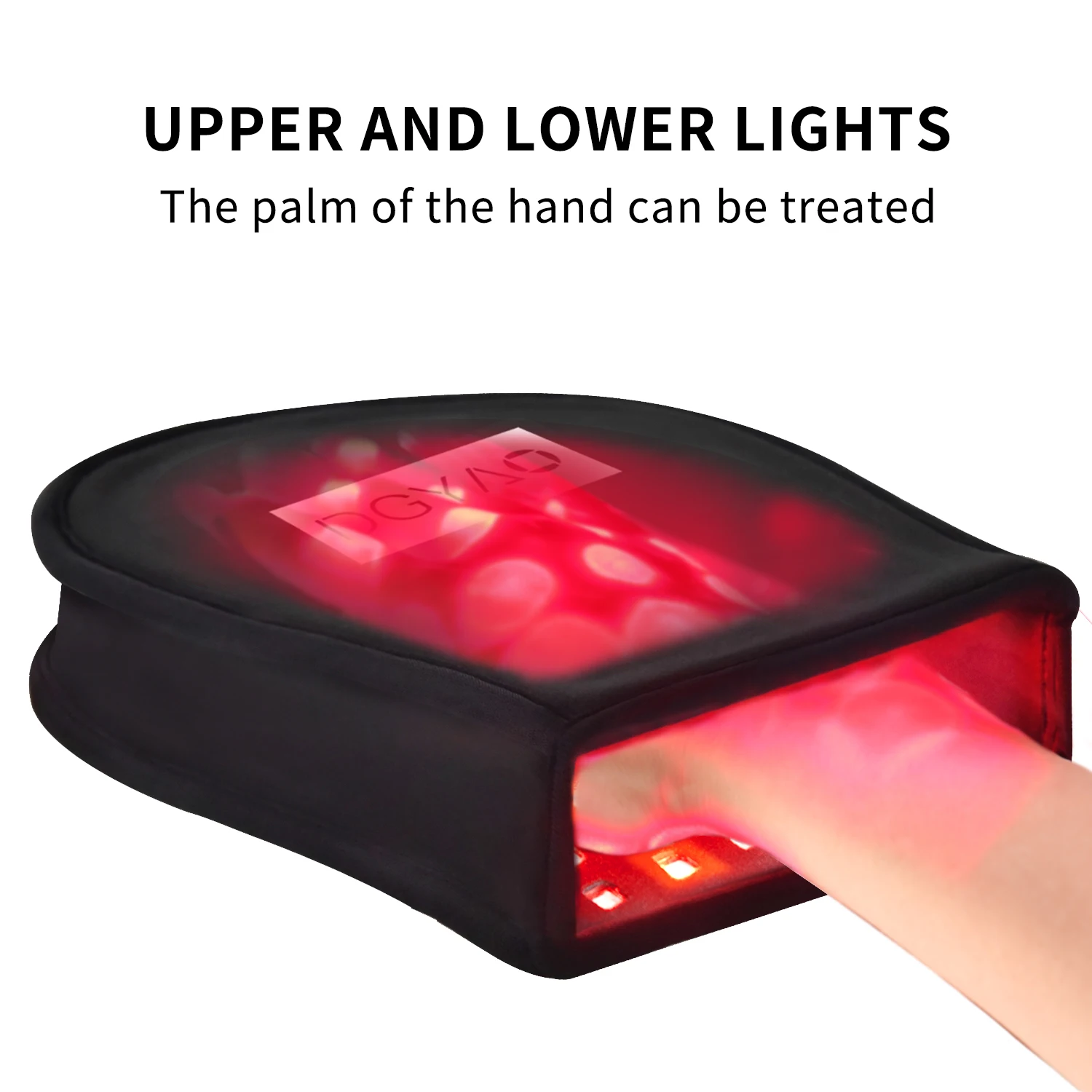 

Therapy-Device DGYAO 660nm and 850nm LED Red Near Infrared Light Pain Relief Hand Recover Wearable Gloves Easily Use Home Office