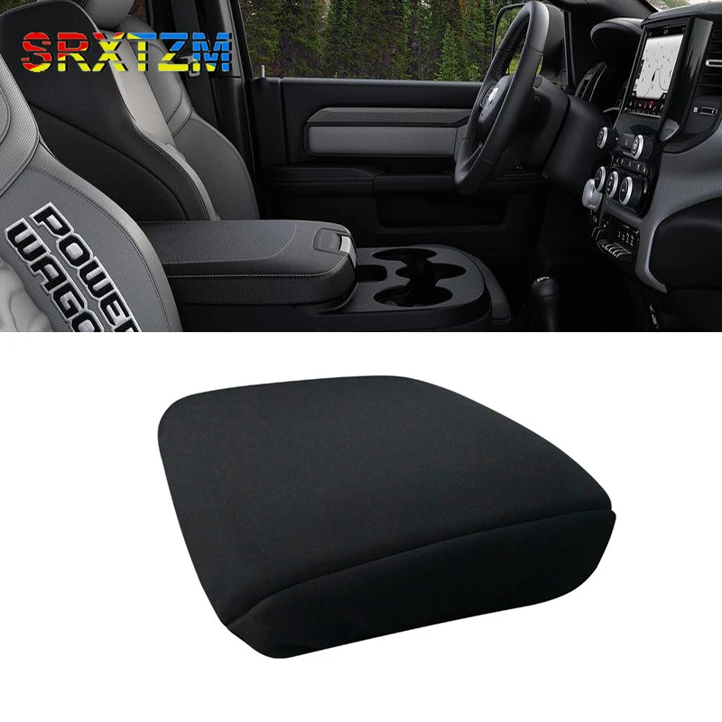 

For Dodge Ram 1500 2500 3500 2018 2019 2020 Car Armrest Pad Center Console Armrests Box Storage Cover Protection Cushion