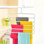 Многофункциональные 5-слойные вешалки для брюк вешалка для хранения вешалка для одежды Экономия пространства органайзер для шкафа, гардероба