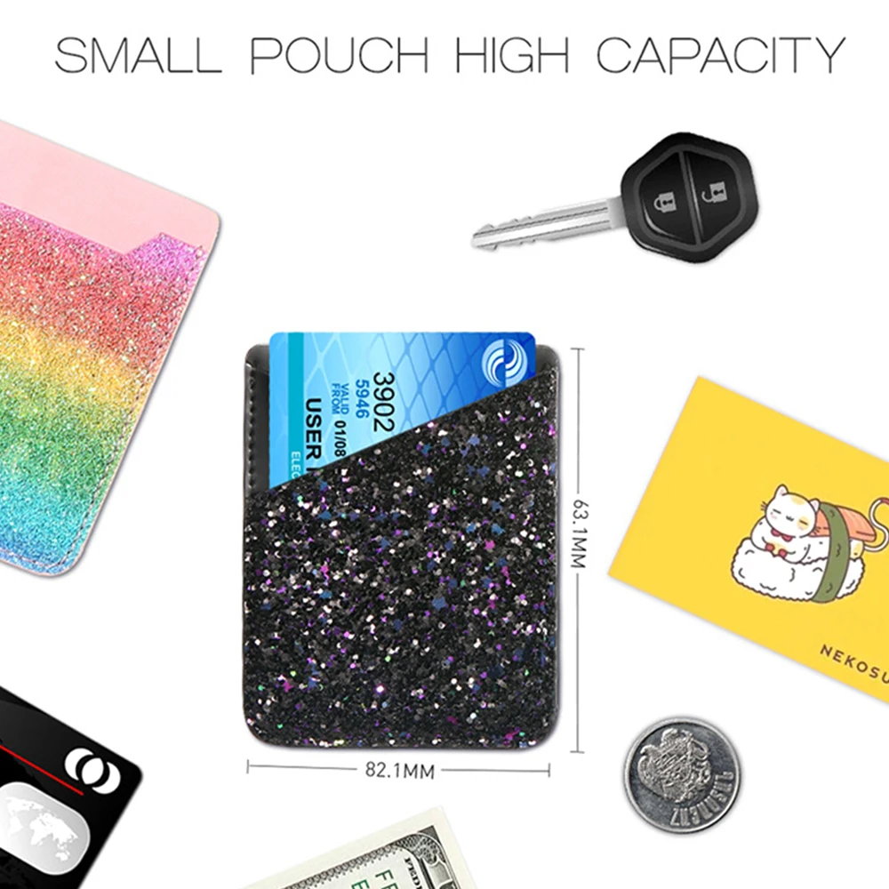 Цветной кошелек клейкая наклейка для карт Apple iPhone 7 Plus чехол телефона держатель